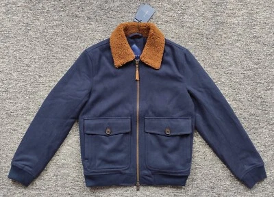 Gant navy wool blend jacket, XS, NEW! RRP £379. - Image 1 of 4