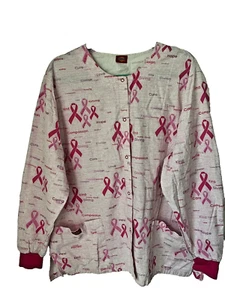 Dickies Breast Cancer awareness long sleeve scrubs - Picture 1 of 2