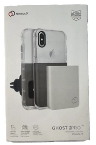 Nimbus9 Ghost 2 Pro Case w/ Mount for Apple iPhone X/Xs - White & Gray - Picture 1 of 3