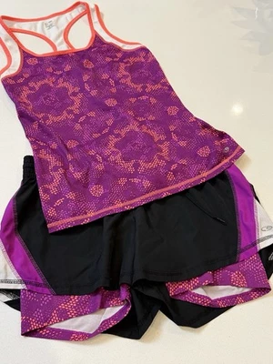 Two Piece Champions Set Razor Tank Top Shorts Women’s Medium  - Image 1 of 4