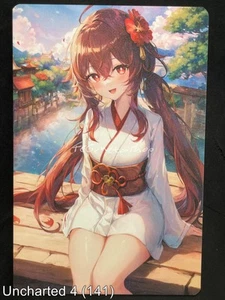 141 Hu Tao Genshin Impact Uncharted 4 Goddess Story A5 Spicy Boards - Picture 1 of 3