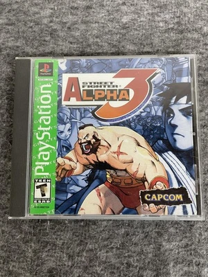 Street Fighter Alpha 3 PlayStation 1 Game Complete Tested Capcom PS1 Fighting - Image 1 of 4