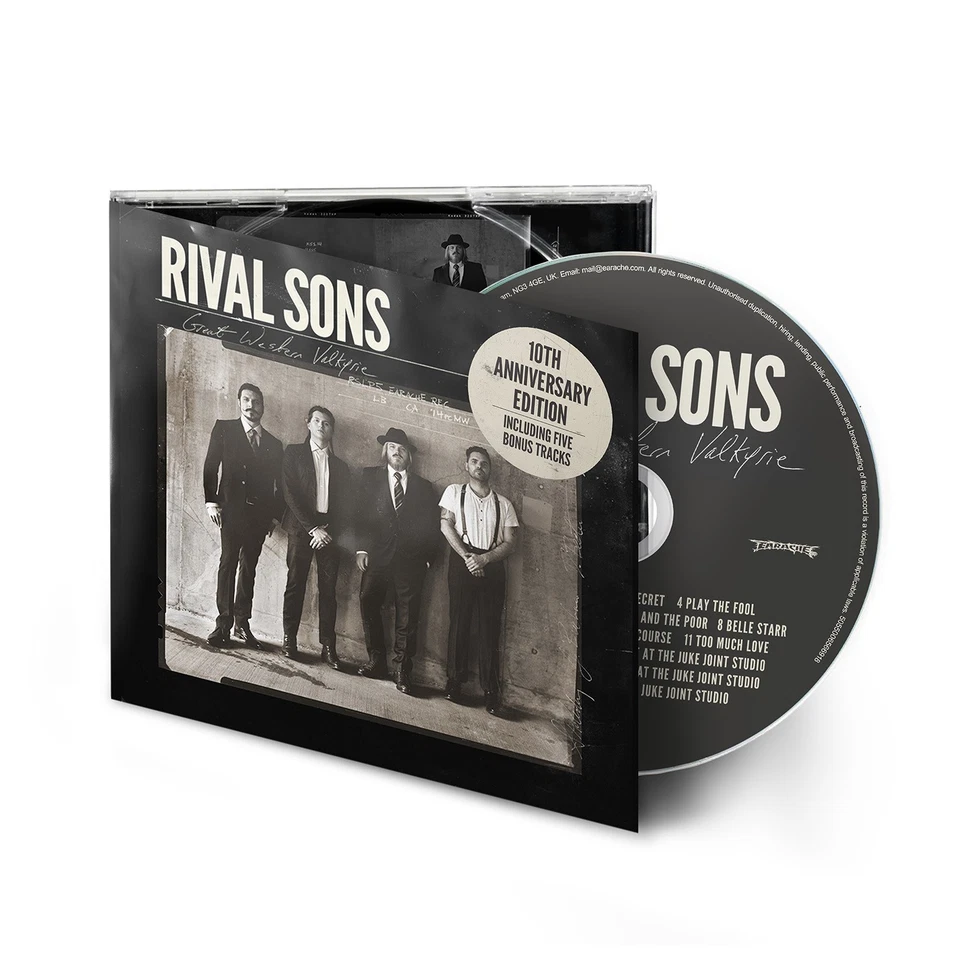 Rival Sons 'Great Western Valkyrie - 10th Anniversary Edition' Digipak CD - NEW - Image 1 of 1