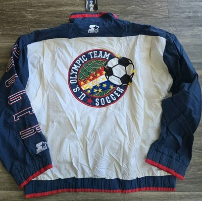 Chaqueta cortavientos Starter Atlanta 1996 Juegos Olímpicos de Estados Unidos para hombre talla XL de colección Foto 1 de 4