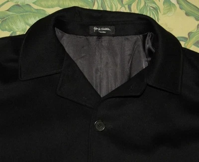 JOHN NORDSTROM Black Loro Piana Wool Storm System Coat 44R - Image 1 of 4