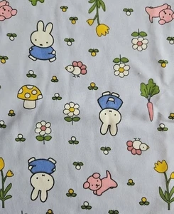 NWT HANNA ANDERSSON MIFFY BUNNY RABBIT LONG JOHN PAJAMAS 120 6 7 - Picture 1 of 6