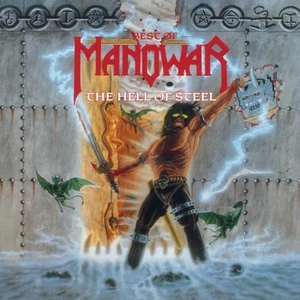 Manowar The Hell of Steel: Best of Manowar (Vinyl) 12" Album Coloured Vinyl - Picture 1 of 4
