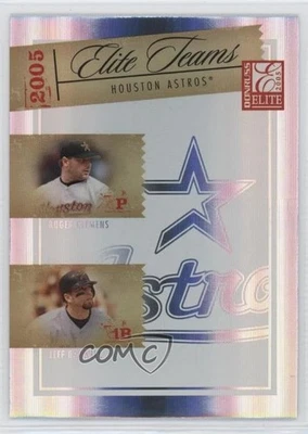 2005 Donruss Elite Teams Roger Clemens Jeff Bagwell Lance Berkman Craig Biggio - Image 1 of 2