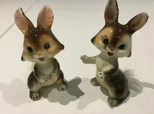 Vintage Enesco Figur Keramik Hasen 60er Jahre - Bild 1 von 5