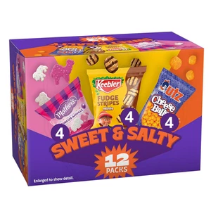 Sweet & Salty Mix, Fudge Stripes, Mother'S Circus Animals, Utz Mini Cheese Ball - Picture 1 of 7