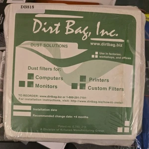 DIRT BAG DB818 REPLACEMENT DUST COVER FILTER *C17 - Picture 1 of 2