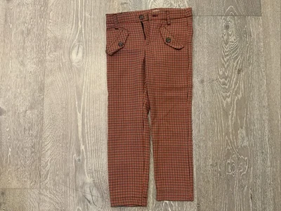 Zara Tweed Size 7 Kids Pants Red  - Image 1 of 4