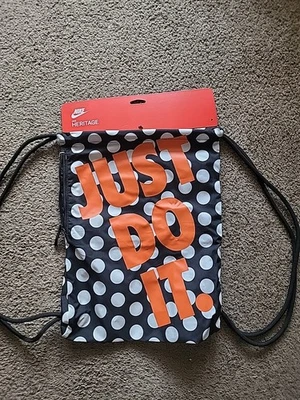 耐克健身房背包抽绳袋锻炼托特包带侧拉链口袋 — 第 1/2 张图片