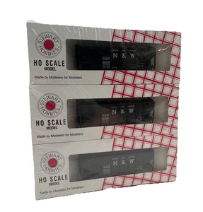 Set di 6 auto scala HO Stewart Hobbies Norfolk & Western Hopper - Foto 1 di 9