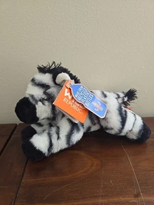 Peluche Wild Republic Zebra Negro Blanco Nuevo con Etiquetas Nuevo Reciclado Ecokins 9" - Imagen 1 de 5
