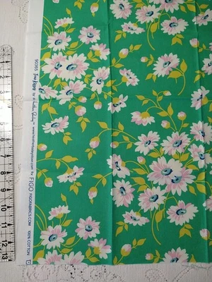 Tela Heather Bailey True Kisses Daydream verde azulado BTFQ 18 x 22 Figo 90365 Foto 1 de 4