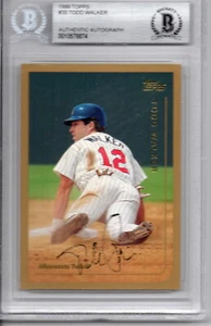 Todd Walker Signed 1999 Topps - Beckett BAS - Picture 1 of 1