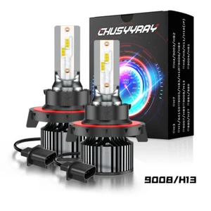 LED Headlight Bulbs Hi/Low Beam 2x FOR CHRYSLER TOWN&COUNTRY 2005 2006 2007 - Picture 1 of 12