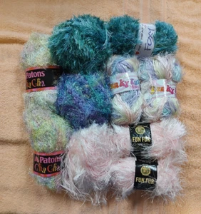 Yarn fur variety Fun Fur, Patons Cha Cha, Funky Fur, Red Heart Foxy - Picture 1 of 7