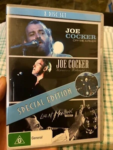 Joe Cocker Cry Me a River/Across from Midnight Tour/Live at Montreux DVD - Picture 1 of 2