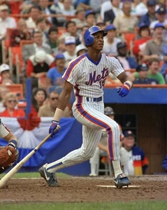 8x10 Photo DARRYL STRAWBERRY New York Mets 1986 World Series Champions MLB - Picture 1 of 1