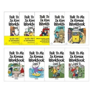 Talk To Me In Koreanisch Arbeitsbuch Level 1 ~ 9 Koreanische Sprache Hangul Studie 9 Bücher Set - Bild 1 von 1
