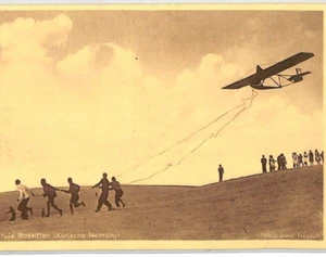 GERMANY Aviation Postcard GLIDER *Launch* ROSSITTEN Curonian Spit PG50 - Picture 1 of 10