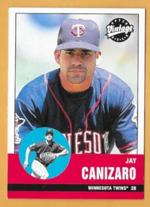 JAY CANIZARO MINNESOTA TWINS #129 - UPPER DECK VINTAGE NM-MT 2001 - Picture 1 of 2
