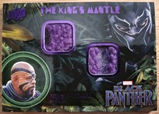 2018 Upper Deck Marvel Black Panther Forest Whitaker as Zuri Dual Relic #KM-ZU