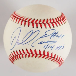 Darrell Evans Signed Baseball "414 HR's" Braves - COA JSA - Picture 1 of 7