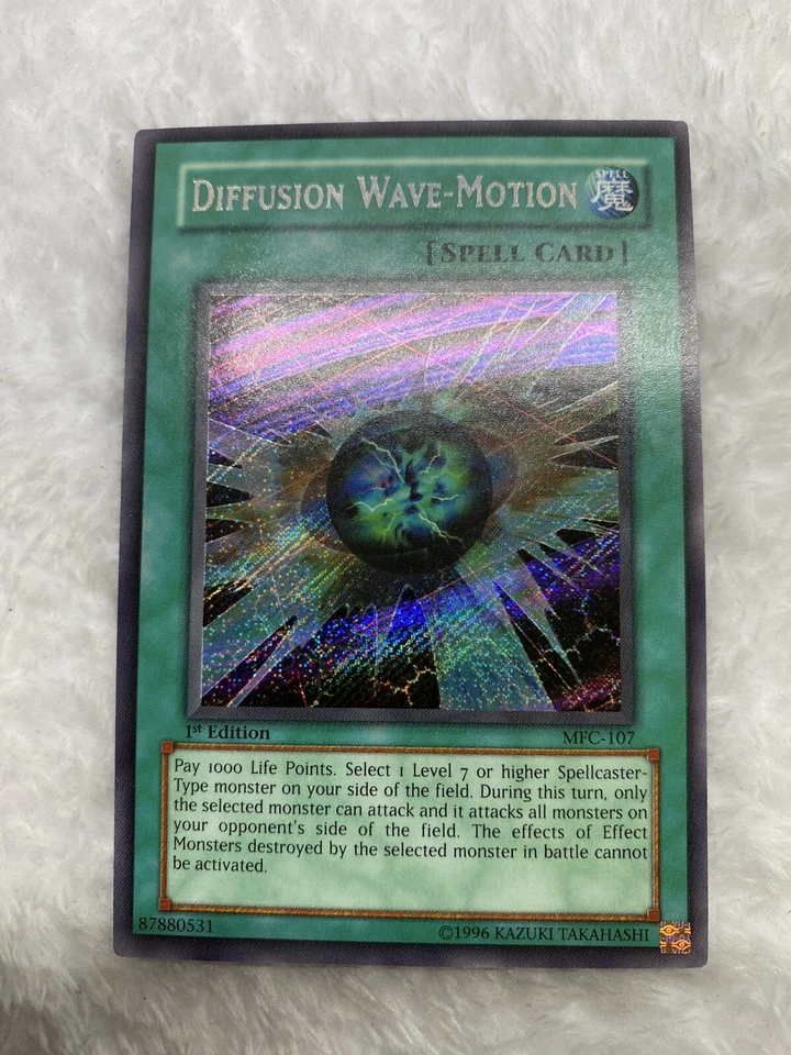 Yugioh Diffusion Wave Motion MFC-107 Secret Rare 1st Edition MP - Image 1 of 4