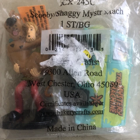 Scooby Doo and Shaggy and The Mystery Machine Hanna Barbera Cake Toppers new Cover