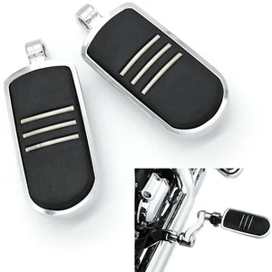 Universally Streamliner Foot Pegs For Touring Sportster 883 Dyna Softail Chrome - Bild 1 von 11