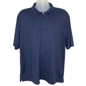 Beverly Hills Polo Club Mens Navy Blue Short Sleeve Polo Shirt Polyester XL - Imagen 1 de 7