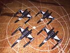 2016 Star Wars Micro Machines Lot X4 Rogue One Partisan X-Wing Star fighter Ship