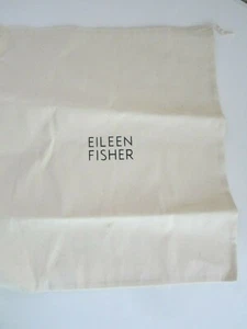 Eileen Fisher 14x11.75 Purse Shoe Dust Storage Bag Tote Organizer Travel EUC - Picture 1 of 6