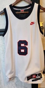 RARE Nike 1956 USA Olympics Boston Celtics Bill Russell Jersey 6 Men Medium SEWN - Bild 1 von 13