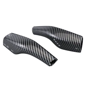 4 PIEZAS Cubierta de palanca limpiaparabrisas de cambio de marcha para Tesla Model 3 Y accesorios fibra de carbono - Imagen 1 de 7