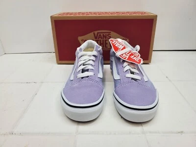 Vans Old Skool Lavanda Gamuza Parte Superior Baja Púrpura Zapatos Tenis Talla 13.5 Juveniles Foto 1 de 4