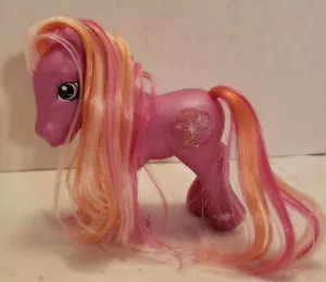 My Little Pony G3 Twinkle Twirl - Purple Horse with Orange & White Hair f - Picture 1 of 3