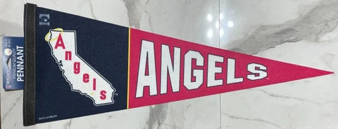 CALIFORNIA ANGELS COOPERSTOWN COLLECTION MLB BASEBALL VINTAGE PENNANT NEW/ MINT Cover