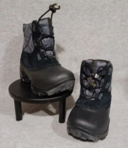 Columbia 200 Gramm schwarze Stiefel Schnee Winter Kleinkind Größe 8 - Bild 1 von 8