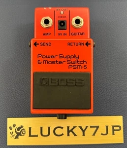 Fuente de alimentación BOSS PSM-5 e interruptor maestro pedal efecto guitarra MIJ envío gratuito - Imagen 1 de 9