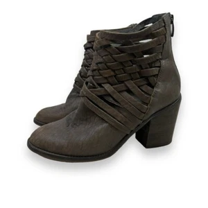 Free People Carerra Basket Weave Boot 10 Gray - Picture 1 of 15