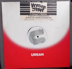 WYCLEF JEAN  it doesn't matter COLUMBIA RECORDS. - Picture 1 of 5