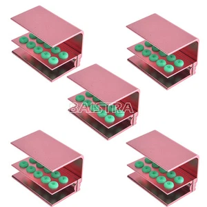 5X Dental Burs Block Holder with 10 Holes for FG RA Burs Disinfection Autoclave - Picture 1 of 11