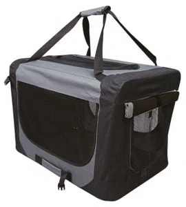 Trendline Transportbox schwarz-grau Hundebox - Bild 1 von 1