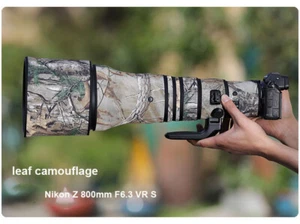 FUJING Waterproof camo Lens Cover for Nikon Z 800mm F6.3 VR S long lens - Picture 1 of 8