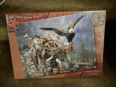 New Masterpieces Seasons Descent Jigsaw Puzzle 1000 Pc New Sealed - Image 1 of 2