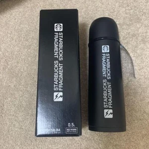 Starbucks Fragment Design Edelstahl Flasche schwarz Hiroshi Fujiwara 16,90us fl oz - Bild 1 von 3